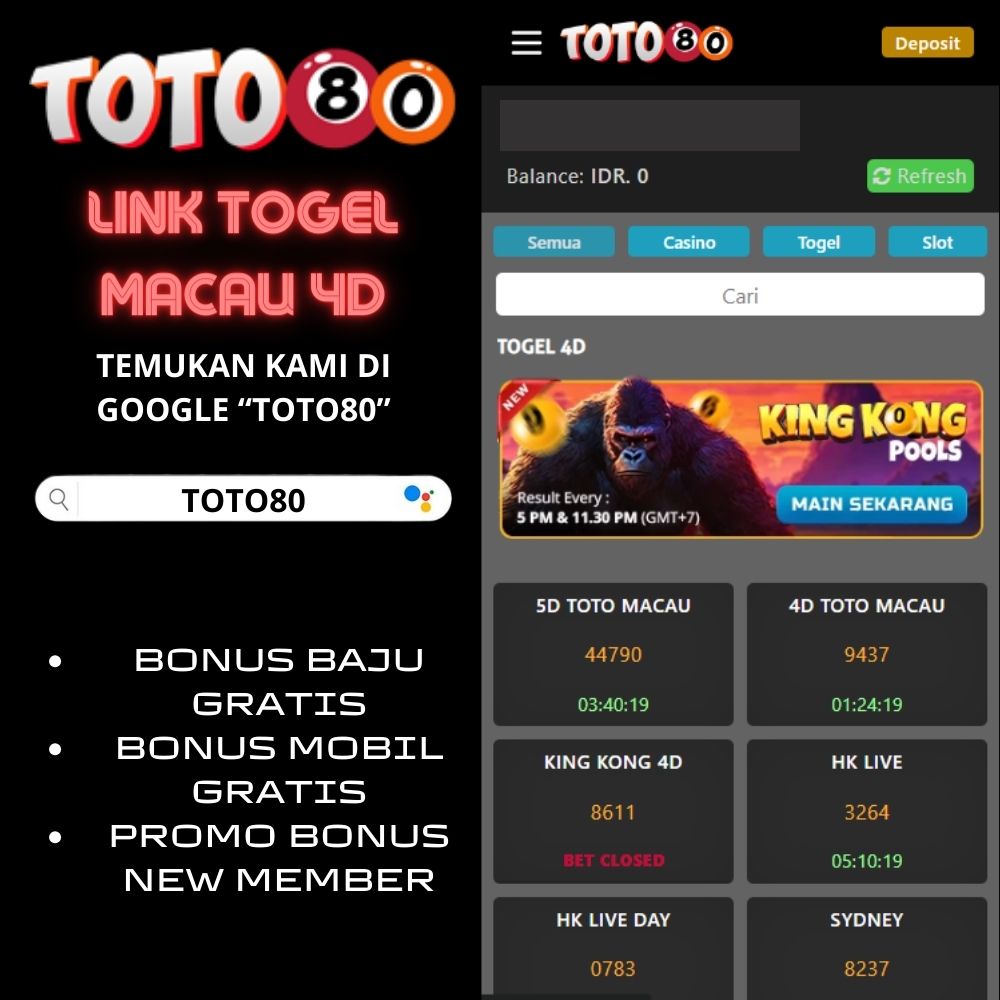 situs judi online togel macau 2024